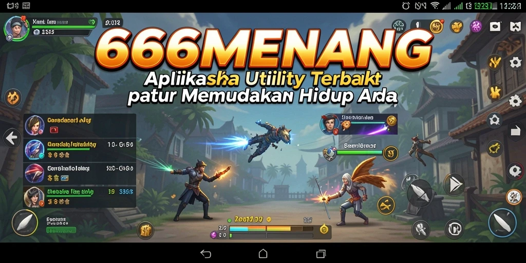 Tampilan antarmuka modern dan fitur-fitur bermanfaat di 666MENANG.