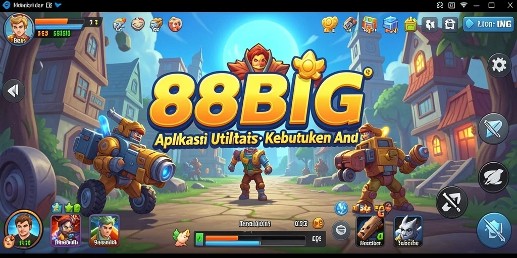 Tampilan antarmuka 88BIG yang intuitif untuk pengelolaan Utility.