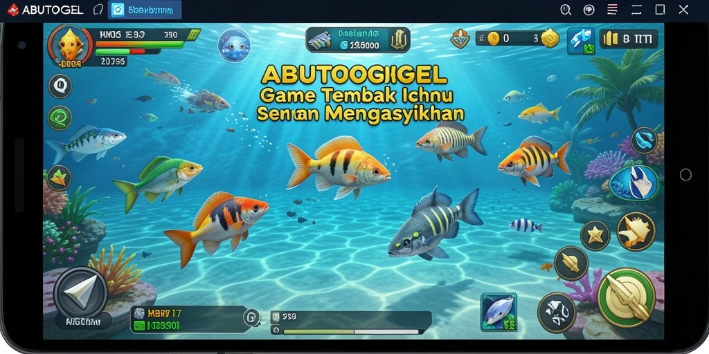 Tampilan gameplay seru dari ABUTOGEL yang penuh tantangan Tembak Ikan.