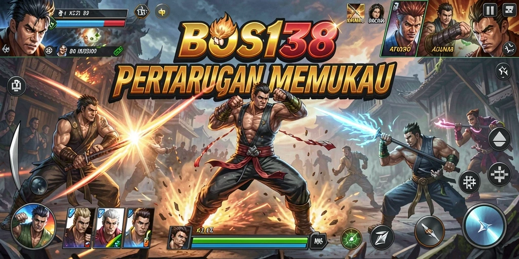 Gameplay seru dalam BOS138, aksi pertarungan yang menegangkan.
