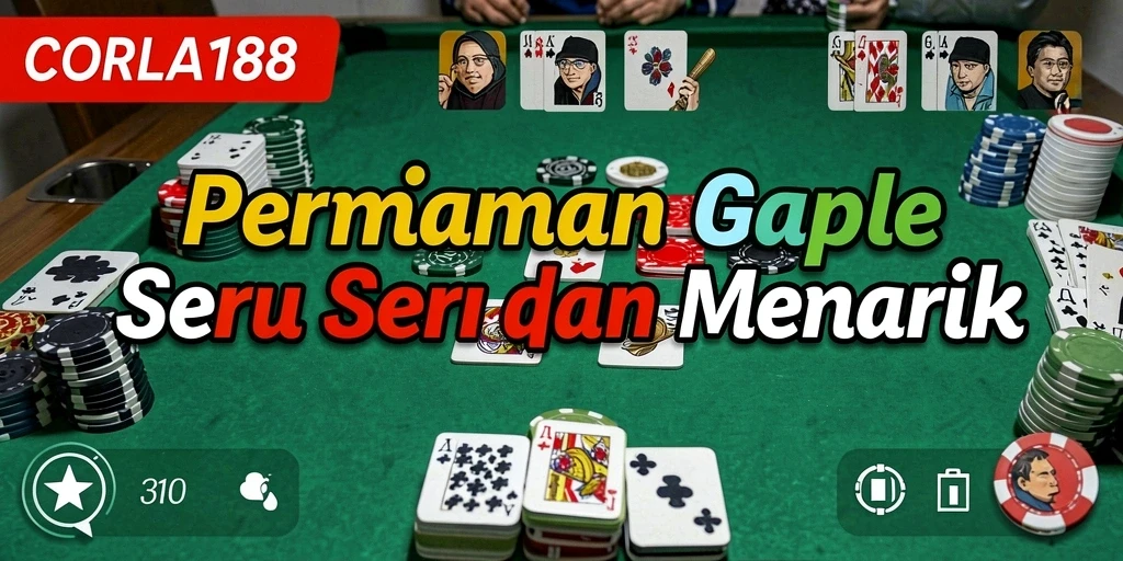 Screenshot gameplay CORLA188 menampilkan suasana seru permainan Gaple.
