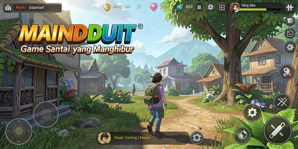 Tangkapan layar utama MAINDUIT menampilkan suasana gameplay Casual yang menyenangkan.