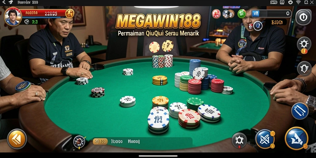 Tampilan menarik gameplay QiuQiu di MEGAWIN188.