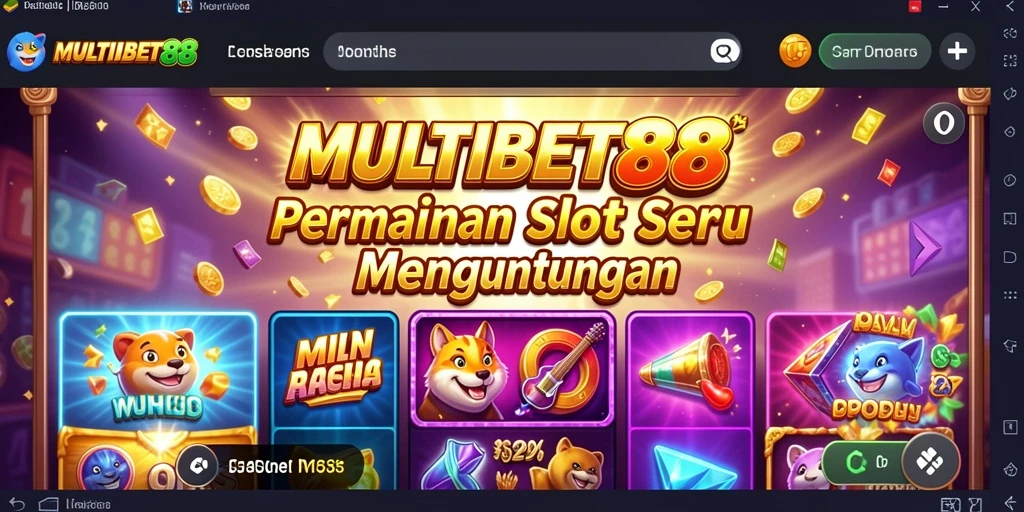 Tampilan gameplay Slot MULTIBET88 dengan grafis menawan.