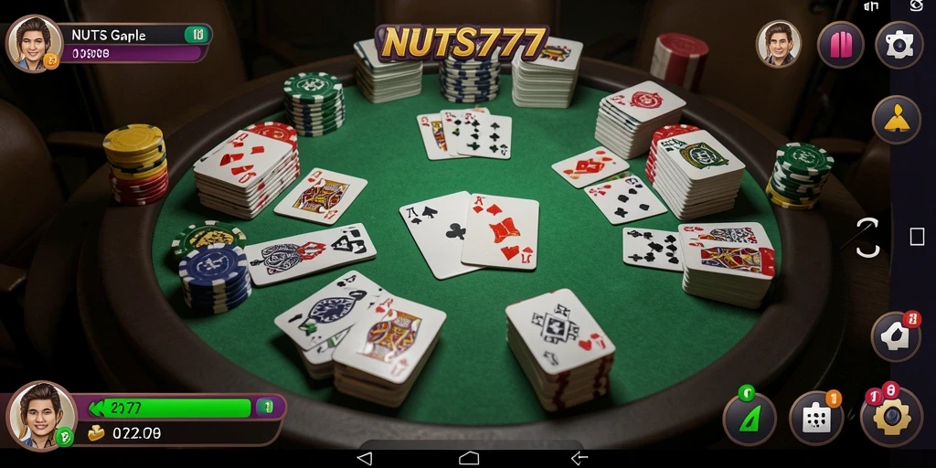Tampilan gameplay seru dan menarik dari NUTS777
