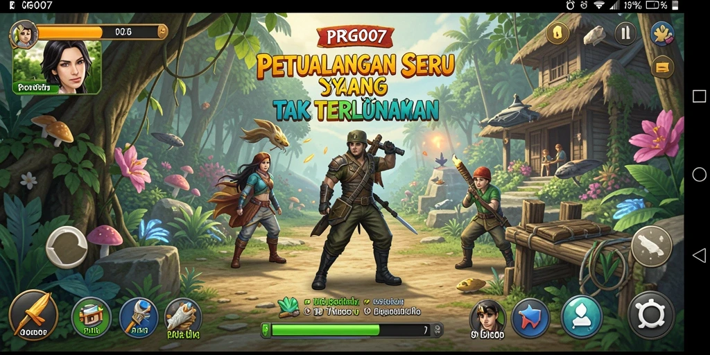 Tampilan gameplay PRG007 yang mendebarkan dalam petualangan seru.