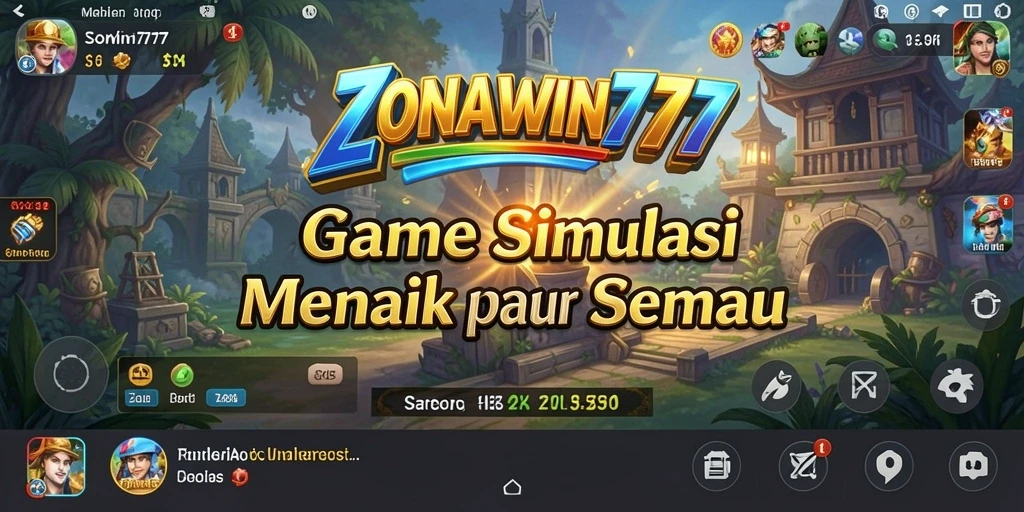 Tampilan gameplay ZONAWIN777 yang menakjubkan dengan simulasi mendalam.